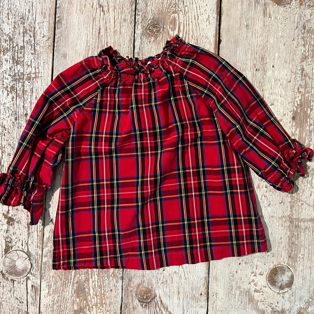 Crewcuts Plaid Blouse